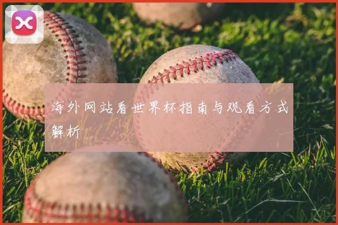 海外网站看世界杯指南与观看方式解析